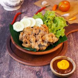 Nasi Kulit Crispy Saus Bbq