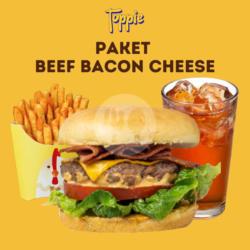 Paket Beef Bacon Cheese Burger