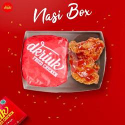 Paket Nasi Box Chicken Asam Manis Pedas Sayap / Paha Bawah