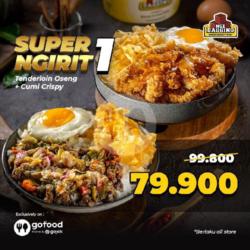 Super Ngirit 1 (tenderloin Oseng   Cumi Crispy)