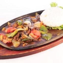 Nasi Hotplate Sapi Lada Hitam