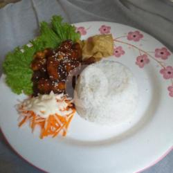 Nasi Ayam Saus Blackpaper