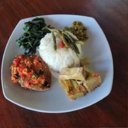 Nasi Ikan Tuna Balado