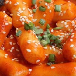 Toppoki (tteokbokki)   Sosis K-food Halal