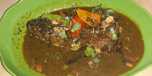 Gabus Pucung & Ayam Kampung Sambel Setan Gor Pakansari, Cibinong