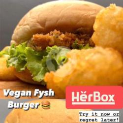 Fysh Burger Vegan Vegetarian