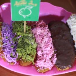 Pisang Kemul Warna Warni