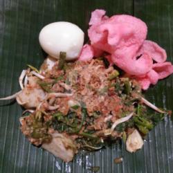 Pecel Ulek (telur   Lontong   Sayur)