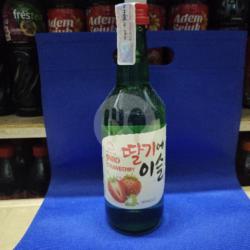 [21 ] Jinro Strawberry 360ml Free 2 Kacang