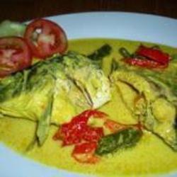 Pangek Masin Ikan Rayo / Gulai Kuning Ikan Mas