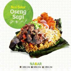 Nasi Bakar Oseng Sapi