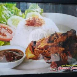 Nasi   Ayam Bakar Sambel   Lalap