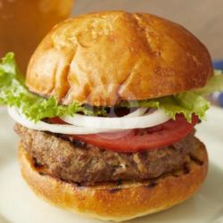 Beef Burger And Fries