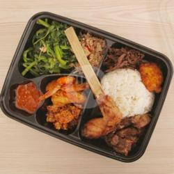 Nasi Bento Sayur Gonde Campur