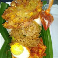 Nasi Rames Balado   Ayam Goreng