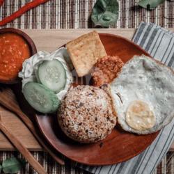 Nasi Tutug Oncom Telur