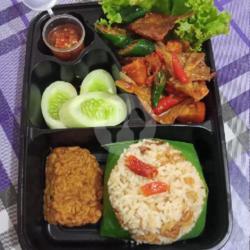 Nasi Liwet Asin Balado