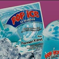 Pop Ice Permen Karet Toping Agar - Agar   Keju   Ceres Coklat