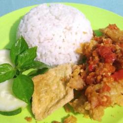 Nasi   Ayam Geprek Sambel Lalapan