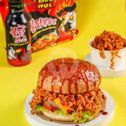 Spicy Samyang Cheese Burger