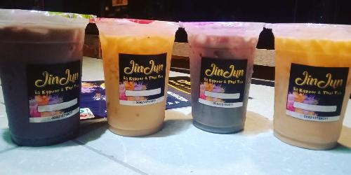 JINJUN Es Kopyor, Thai Tea And Milky Jelly Drinkshop, Jlagran