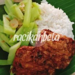 Nasi Oseng Labu Siam Tempe