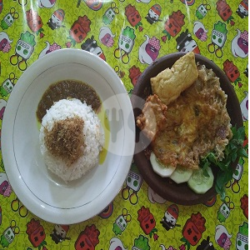 Nasi Telor   Usus (tempe, Tahu   Terong)