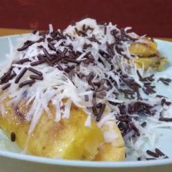 Pisang Tanduk Coklat Keju