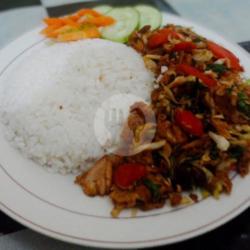 Nasi Gila Ayam Bakso Sosis