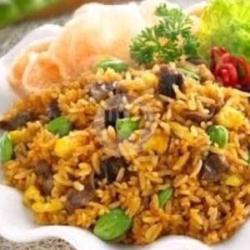 Nasi Goreng Pete,atiampela,ayam,baso,sosis,