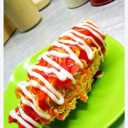 Corndog Full Sosis Mie