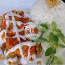 Nasi Ayam Geprek Mayo