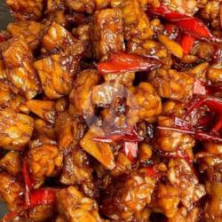 Nasi Tempe Orek Telor Sambal
