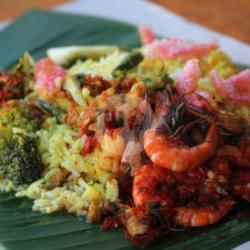 Nasi Sayur Udang Goreng Sambal