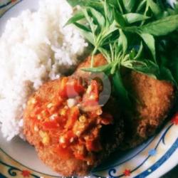 Nasi Tahu Katsu