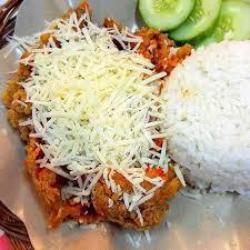 Ayam Geprek Cheddar