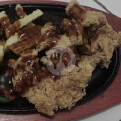 Chicken Steak Brown Sauce