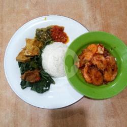 Nasi Padang Udang Cabe Merah