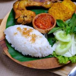 Paket Kenyang Ayam Paha   Tahu Tempe