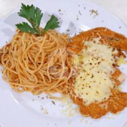 Spaghetti Chicken Katsu