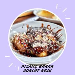 Pisang Bakar Topping Coklat Keju