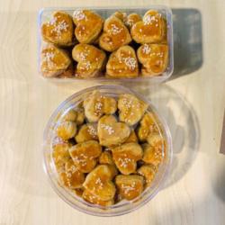 Kue Kering Kacang Toples Bulat / Persegi