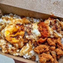 Nasi Kulit Telur Lumer