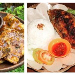 Mendoan Bakar   Nasi   1 Nila Bakar Lalapan Sambel Bledek