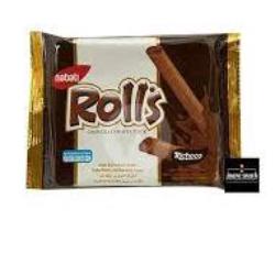 Richoco Nabati Rolls Chocolate Wafer Stick 46g