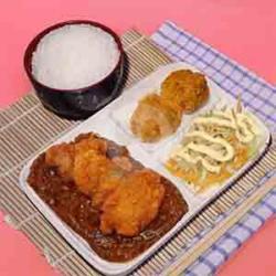 Chicken Karaage Curry Bento