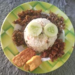 Nasi Liwet Jengkol Komplit