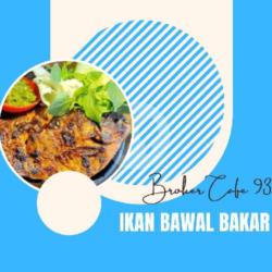 Ikan Bawal Bakar