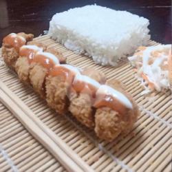 Paket Nasi Chicken Roll