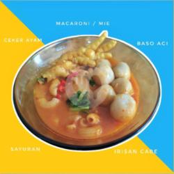 Seblak Baso Aci With Macaroni Or Mie   Ceker